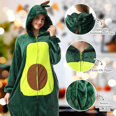 LiuSuper Animal Onesie Pajamas for Adults, Unisex Halloween Cosplay Costume Pajamas Set for Men Women (Multiple Styles) in Kuwait