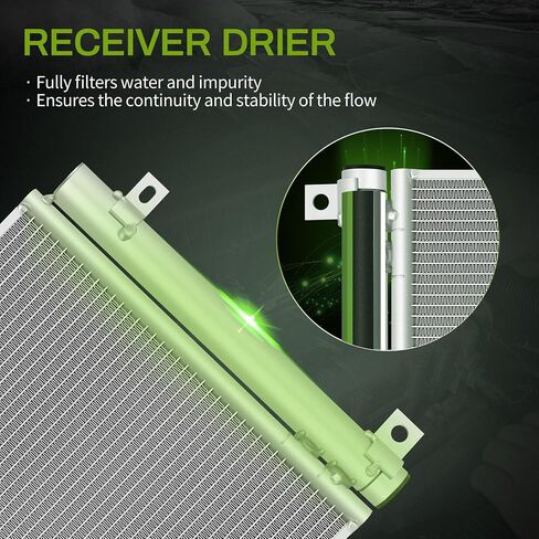 AUTOSAVER88 مكثف تكييف الهواء مكيف الهواء متوافق مع 2012-2015 Civic 2013 2014 2015 2016 2017 2018 2019 2020 2021 2022 Acura ILX L4 1.5L 1.8L 2.0L 2.4L in Saudi Arabia