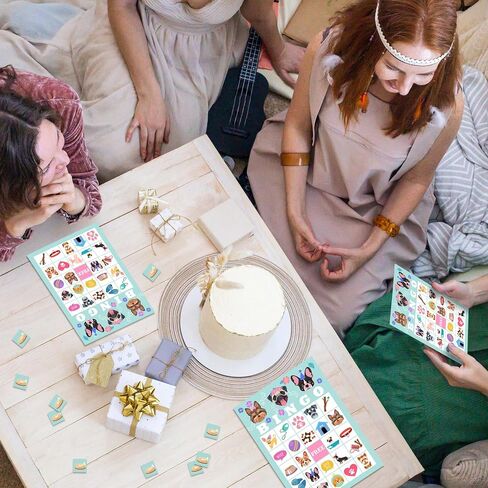 Bachelorette Games Bingo Cards, Wedding Theme Bingo Game, Bachelorette Game for Family Friends Large Multiplayer Group Activities, Newly Wed Party Birthday Favors Gifts -07 in Saudi Arabia