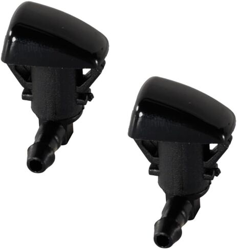 KarParts360 For Dodge Charger 2011 2012 2013 2014 Windshield Washer Nozzle Driver And Passenger Side | Pair | Plastic | Black | Replacement For 68260029AA, 5182327AA in Saudi Arabia