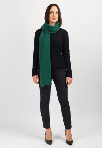 Dalle Piane Cashmere - وشاح عريض 100 ٪ من الكشمير - صنع في إيطاليا - امرأة/رجل in Kuwait
