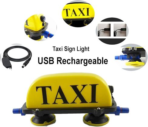 USB تاكسي قابلة لإعادة الشحن مصباح مع اثنين in Saudi Arabia