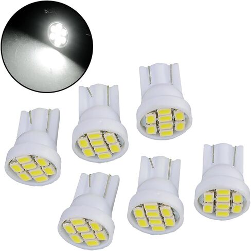 Beler 6pcs 6000k أبيض LED لوحة القيادة Gauge Gauge Light Light Fit to Chevrolet C10 C20 C30 Truck 1973-1987 in Saudi Arabia