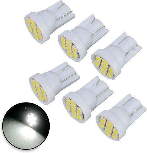 Beler 6pcs 6000k أبيض LED لوحة القيادة Gauge Gauge Light Light Fit to Chevrolet C10 C20 C30 Truck 1973-1987 in Saudi Arabia