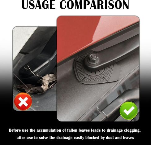 2PCS Car Wiper Arm Hole Cover,Flexible Windshield Wiper Covers for Avoiding Clogging of the Wipers Holes,Universal Wipers Blade Covers Car Accessories for Most Vehicles in Saudi Arabia