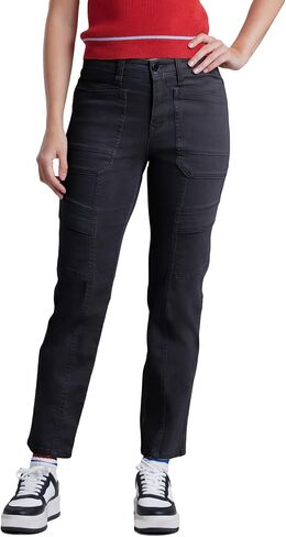 UNIONBAY Women's Bobby Stretch Twill Straight Leg Utility Pant in Saudi Arabia
