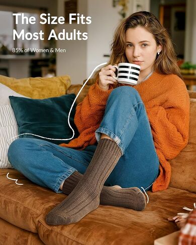 5 أزواج من جوارب الألبكة من بيلوكسيس للنساء، جوارب صوف للنساء، جوارب حرارية، جوارب شتوية، جوارب دافئة، جوارب سميكة، مجموعة مقابس للنساء، جوارب طويلة، هدايا عيد ميلاد للنساء in Kuwait