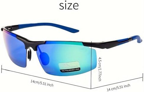 New Polarized Sunglasses for Men's Driving Fashion Trend UV resistant Sunglasses in Saudi Arabia
