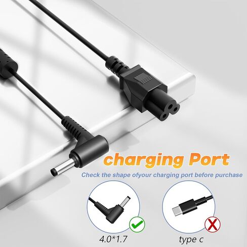 Newest Slim 65W Dell Laptop Charger Replacement for Dell Latitude 5520 5420 7420 7275 5285 XPS 13 Chromebook 3100 DA65NM190 LA65NM190 USB C Type C Power Cord in Saudi Arabia