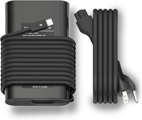 Newest Slim 65W Dell Laptop Charger Replacement for Dell Latitude 5520 5420 7420 7275 5285 XPS 13 Chromebook 3100 DA65NM190 LA65NM190 USB C Type C Power Cord in Saudi Arabia