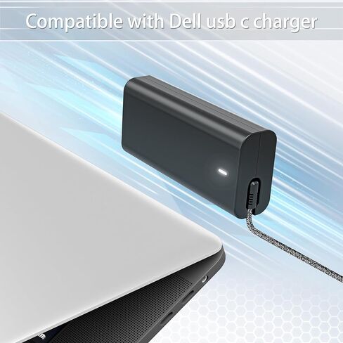 أحدث شاحن كمبيوتر محمول Dell 65W بديل لشاحن Dell Latitude 5520 5420 7420 7275 5285 XPS 13 Chromebook 3100 DA65NM190 LA65NM190 USB C نوع C سلك الطاقة in Kuwait