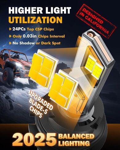 Auxbeam 9004 Fog Lights, F15 Series 600% Brighter 9004 Powersports Light in Saudi Arabia