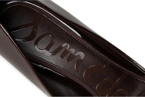 Sam Edelman Women's Hazel Pump Rich Chocolate Patent in Saudi Arabia