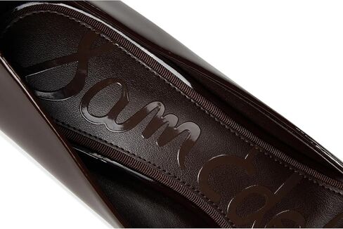 Sam Edelman Women's Hazel Pump Rich Chocolate Patent in Saudi Arabia