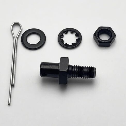 Throttle Cable Adapter Stud Kit with Bracket & Ends #8009 | متوافق مع 1977+ شيفروليه (يشمل الجوز ، الغسالات ، دبوس كوتر) in Kuwait