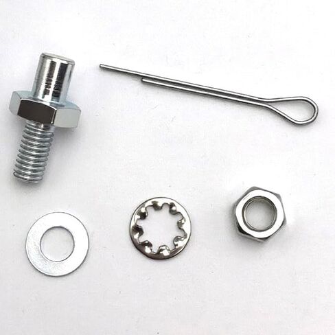 Throttle Cable Adapter Stud Kit with Bracket & Ends #8009 | متوافق مع 1977+ شيفروليه (يشمل الجوز ، الغسالات ، دبوس كوتر) in Kuwait