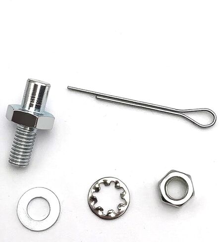Throttle Cable Adapter Stud Kit with Bracket & Ends #8009 | متوافق مع 1977+ شيفروليه (يشمل الجوز ، الغسالات ، دبوس كوتر) in Kuwait