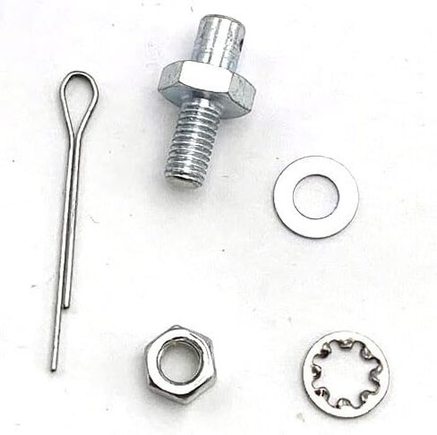 Throttle Cable Adapter Stud Kit with Bracket & Ends #8009 | متوافق مع 1977+ شيفروليه (يشمل الجوز ، الغسالات ، دبوس كوتر) in Kuwait