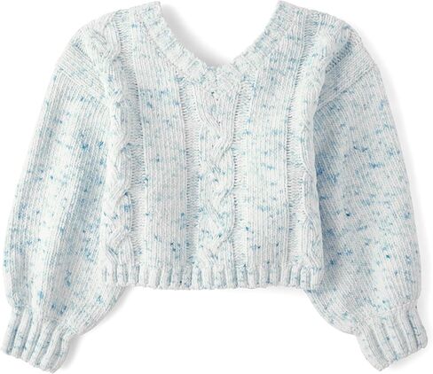 The Children's Place Girls's Long-Sleve V-Neck Pullover Sweater in Saudi Arabia