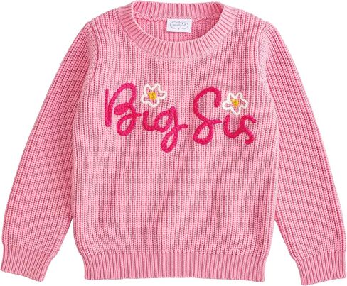 Mud Pie Girls Mud Pie Kids Pink Big Sis Sweater in Saudi Arabia