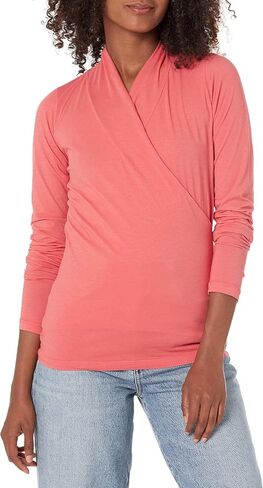 Velvet by Graham & Spencer Women's Meri Surplice Top in Saudi Arabia