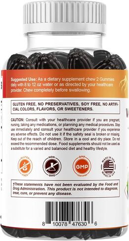 Vitamatic Valerian Root Chamomile Gummies – 6000 mg Equivalent Per Serving – Mixed Berry Flavor – 60 Gummies – Non-GMO, Gluten-Free – 30 Servings in Saudi Arabia