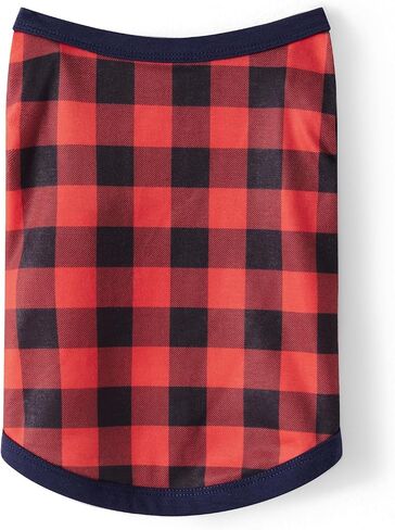Family Christmas Pajamas Matching Sets - Cozy Long Sleeve Solid Top & Plaid Pants | Holiday Matching Pajamas in Saudi Arabia