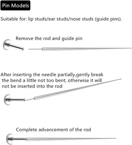 أداة اختراق الكرة الثقب ， 14G 16G 18G 20GPiercing Taper ， أداة تغيير ثقب الفولاذ الجراحي لقران المسع in Kuwait