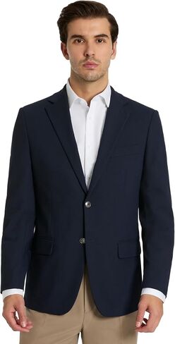 Michael Kors Men's Twill Koop Classic Classic و Big & Tall Sport Coat و Performance Fabric for Comfort | الأعمال التجارية والارتداء غير الرسمي in Saudi Arabia