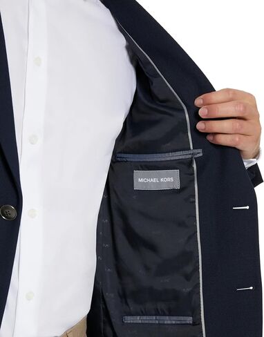 Michael Kors Men's Twill Koop Classic Classic و Big & Tall Sport Coat و Performance Fabric for Comfort | الأعمال التجارية والارتداء غير الرسمي in Saudi Arabia