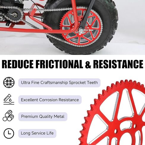 Heavy Duty 40 Tooth Rear Sprocket 40mm Bore Compatible with Coleman Mini Bike CT200U BT200X CT200U-EX Baja Warrior Massimo MB165 MB200 KT196 Axis M200 196cc 200cc 6.5hp Go Kart Minibike Parts in Saudi Arabia