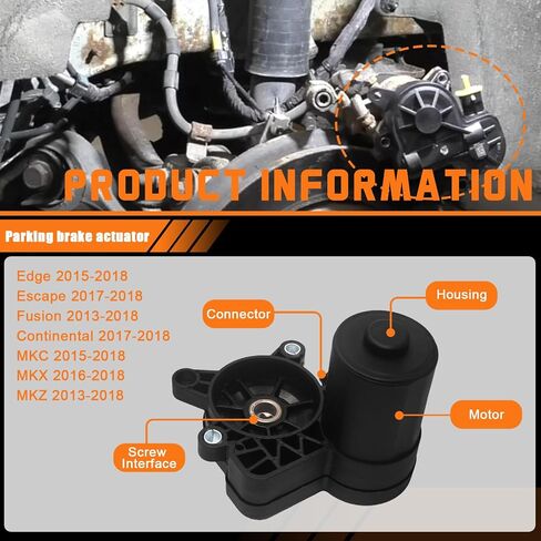 DG9Z2B713A ， DG9Z2B712A محرك الفرامل اليسرى واليمين للوقوف على سائق Ford Edge Escape Lincoln MKC MKX MKZ 2013-2018 ، استبدل in Saudi Arabia