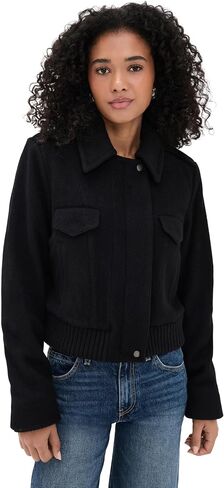 Vince Women's Cropped Wool Blend Jacket in Saudi Arabia