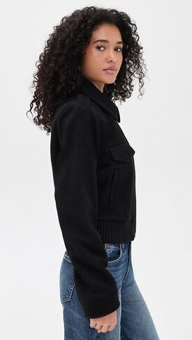 Vince Women's Cropped Wool Blend Jacket in Saudi Arabia