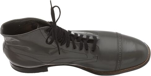 Stacy Adams Men's Madison Cap Toe Boot,Gray,7 D in Saudi Arabia