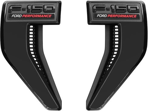 Blue Oval Industries OEM M-1447-FPEVENT PLOSS Black Fender Vents for 2021-2025 FORD F-150 in Kuwait