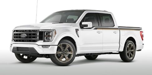 Blue Oval Industries OEM M-1447-FPEVENT PLOSS Black Fender Vents for 2021-2025 FORD F-150 in Kuwait