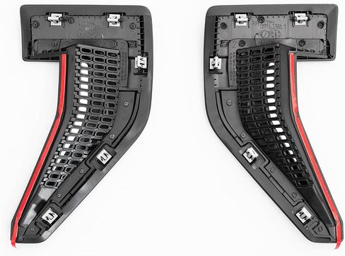 Blue Oval Industries OEM M-1447-FPEVENT PLOSS Black Fender Vents for 2021-2025 FORD F-150 in Kuwait