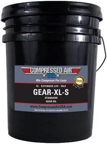 Standard Extreme Pressure Gear Oil for Gear Boxes and Worm Gears - CompressedAirUSA - XL - Extended Life Oils (5 Gallon) in Saudi Arabia