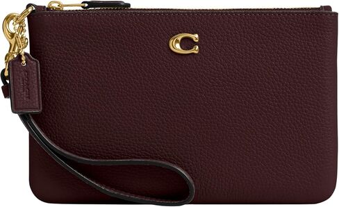 Coach Essential Small Wristlet, B4/Merlot in Saudi Arabia