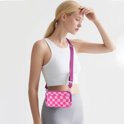 معصم معصم للنساء ، RFID Wallet Crossbody مع 4 سستة ، منظم الهاتف الخليوي حامل بطاقة الائتمان in Kuwait