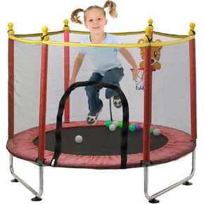 ترامبولين مقاس 91.44 سم للأطفال، ترامبولين صغير مع مقبض قابل للتعديل وغطاء مبطن للسلامة، ترامبولين قابل للطي للأطفال الصغار في الداخل والخارج، ترامبولين للعب وممارسة الرياضة in Kuwait