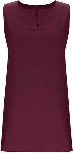 Women's Sleeveless Linen Shift Dress 2025 Summer Plain Casual Beach Dresses Solid Long Tank Sundress Vacation Outfits in Saudi Arabia
