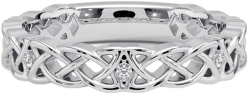 خاتم الخطوبة Moissanite عديمة اللون in Saudi Arabia