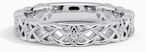 خاتم الخطوبة Moissanite عديمة اللون in Saudi Arabia
