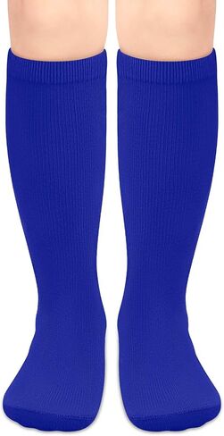 Qikqik Kids Soccer Soccer Socks Toddler Soccer Socks Youth Baseball Socks Boys Football Socks Girls Softball Sock for Girls Youth in Kuwait