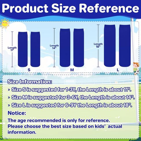 Qikqik Kids Soccer Soccer Socks Toddler Soccer Socks Youth Baseball Socks Boys Football Socks Girls Softball Sock for Girls Youth in Kuwait