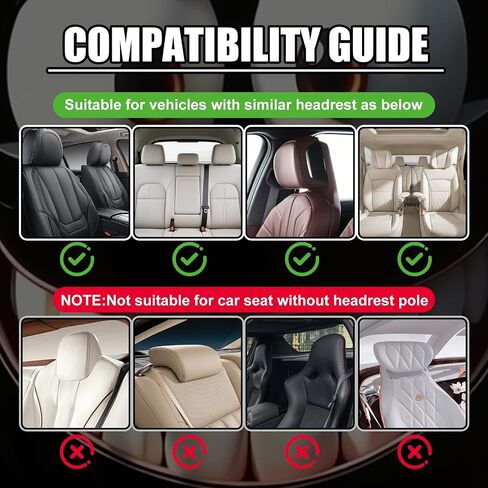 TQBAJ 4PCS مضحكة CARON CARNACT COVERS ، لطيف لطيف الكرتون عيون مسند السيارة COVER in Kuwait