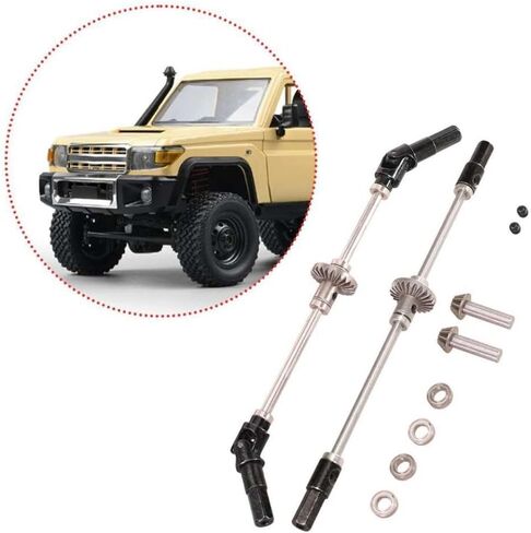 RC Gear Axle Bridge Metal Replacement Shaft Professional Spare Parts Compatible with Front and Rear Axle Compatible with MN98V2 MN82 MN99SV2 1 12 Scale in Kuwait