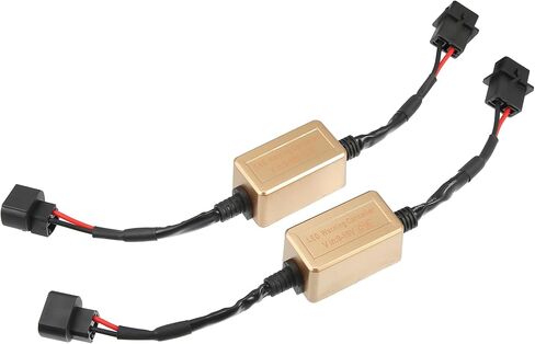 LED Car Headlight Canbus Decoder C16 H16 5202 Error Free Warning Resistors Decoder Replacement Anti Flicker Resistor Plastic Black (Set of 2) in Saudi Arabia